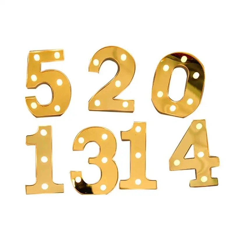 Ins Red Light Letter Light Number Light Romantic Decorative Light