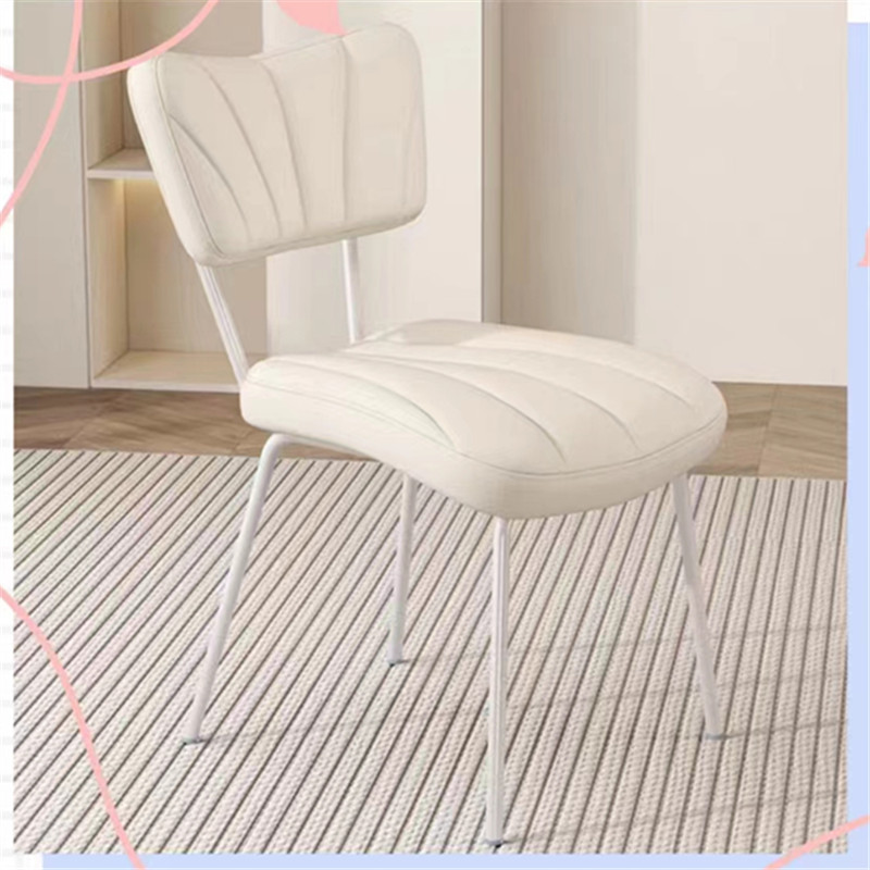 Lv Character Furniture - Nordic Dining Chair Home Back Light Luxury Dining Table Chair Advanced Sense Of Modern Simple Hotel Stool Restaurant Iron Chair Application Scenario