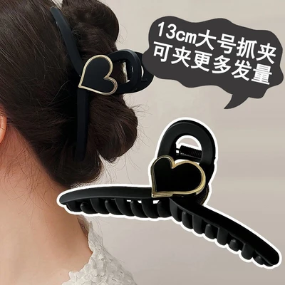 Super Fairy Bow Mesh Hairpin Female Back Hair Temperament Hairpin Clip Large Shark Clip