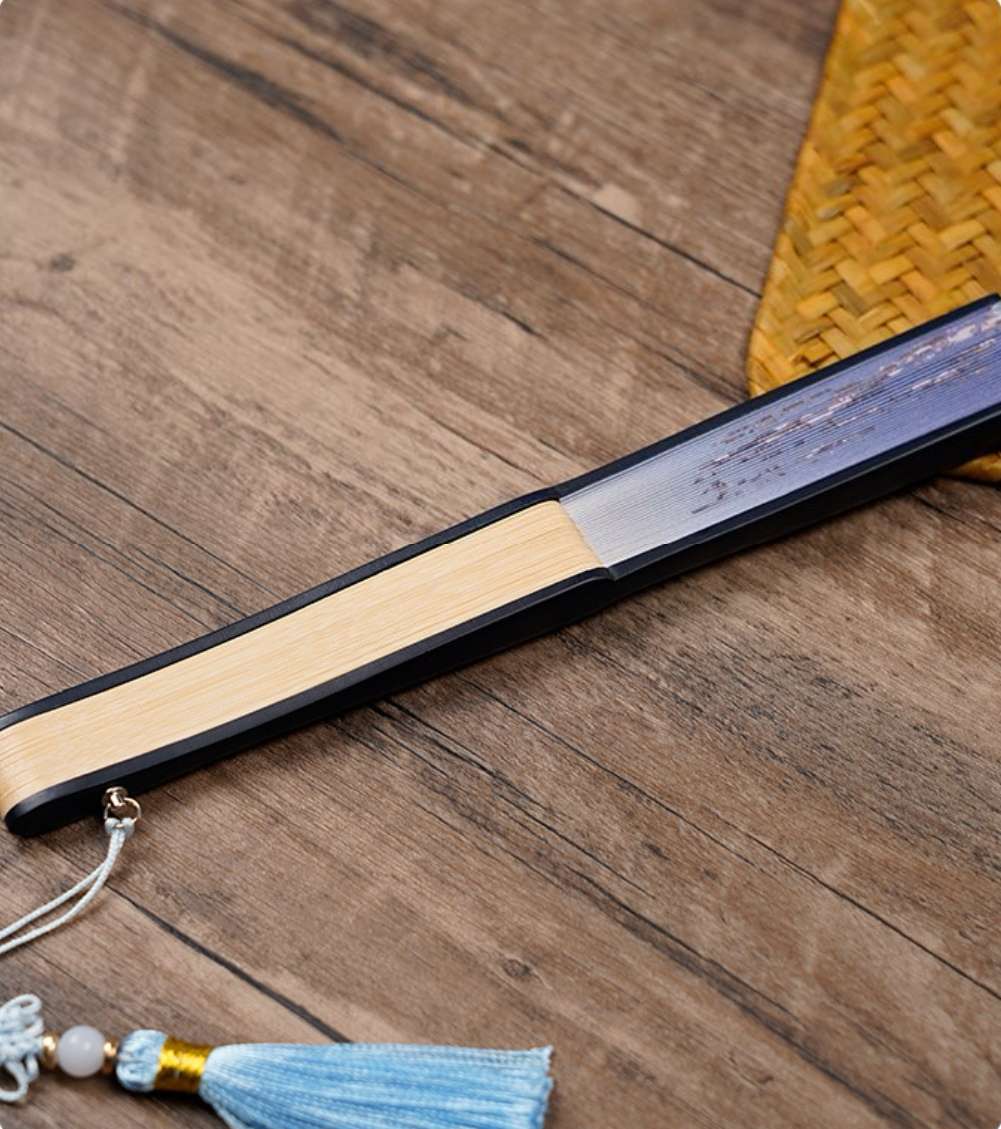 6-Inch Female Fan Carved Folding Fan Silk Folding Fan Japanese Folding Fan Summer Hanfu Cheongsam And Wind Gifts Dance Folding Fan undefined