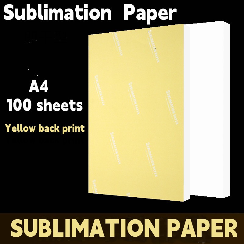 105G Heat Transfer Paper Quick Drying A4 Printing Paper Heat Sublimation Transfer 100 Hot Print Printing Paper Quick Dry Heat Sublimation Paper Yellow Base Sp Transfer Paper