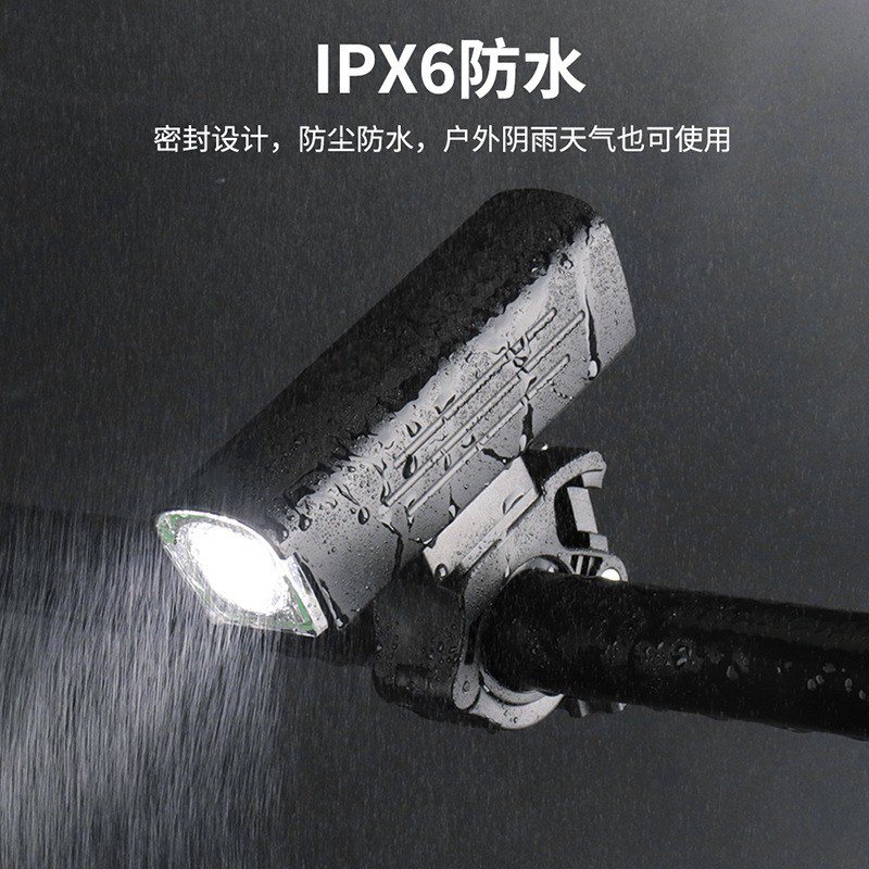 230220 bicycle headlight, high-brightness USB charging aluminum alloy headlight, bicycle flashlight, cycling equipment pic 11