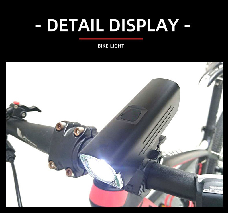 230220 bicycle headlight, high-brightness USB charging aluminum alloy headlight, bicycle flashlight, cycling equipment pic 17