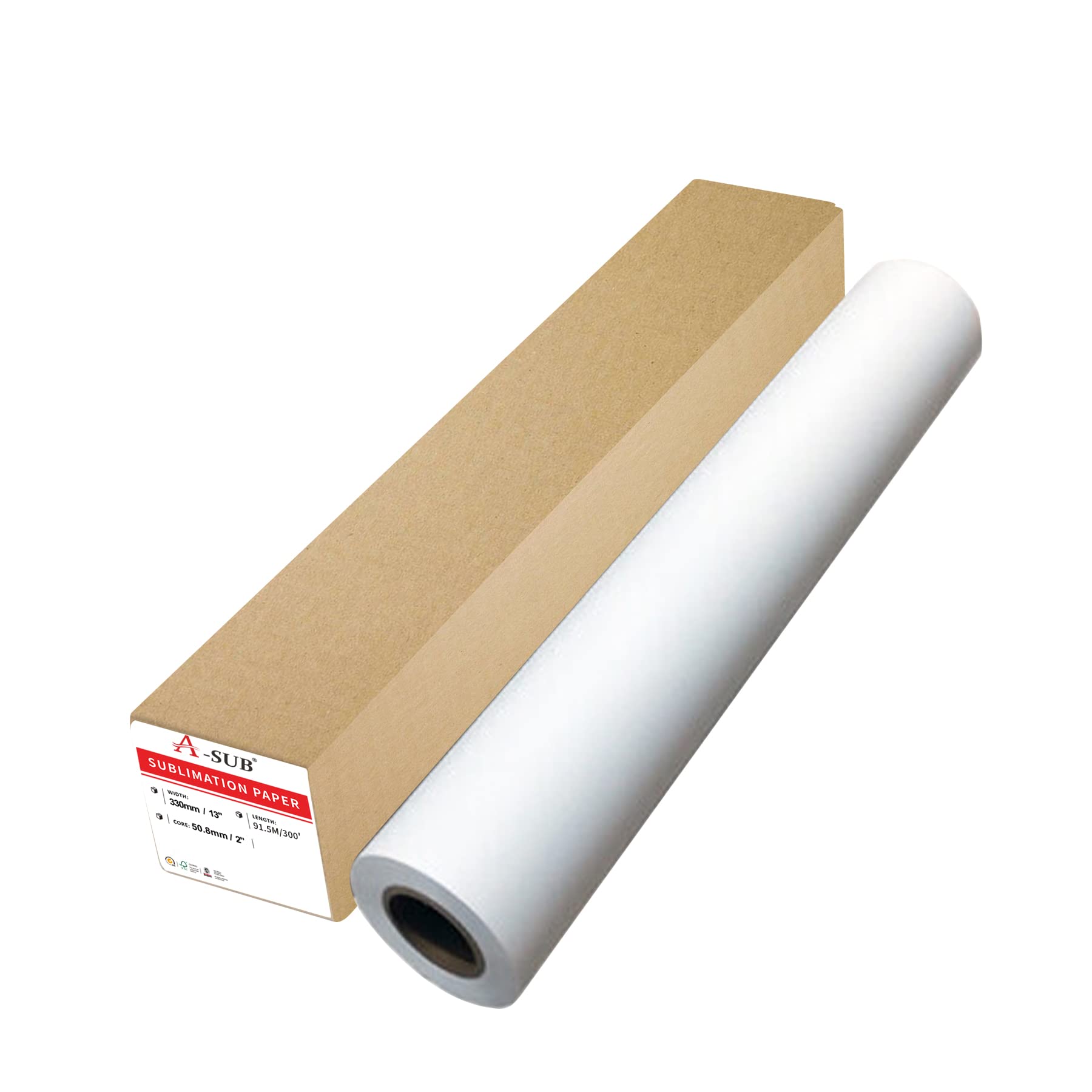 A-SUB 卷筒速干热升华纸105克13Inch*300Feet热升华纸详情7