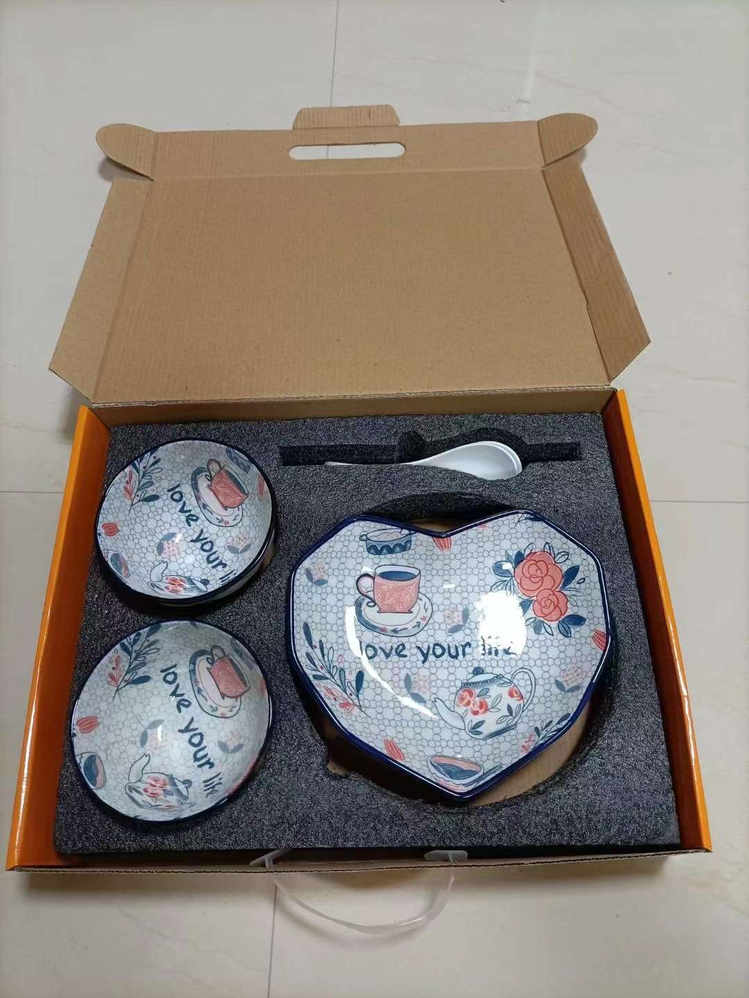 Jingdezhen Tableware Small Set Bone China Tableware Gift Tableware Item Picture