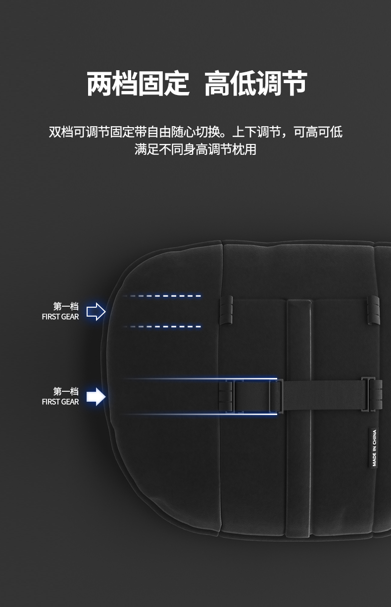 汽车头枕适用于迈巴赫靠枕车载腰靠垫内饰用品适用特斯拉护颈头枕详情8