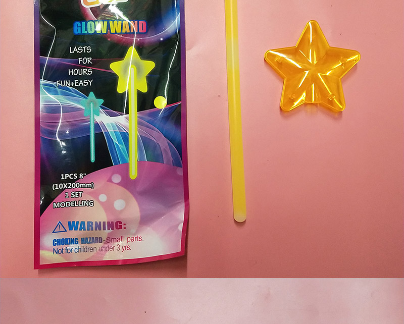 荧光玩具女孩星星DIY生日节庆派对助兴荧光棒儿童玩具夜光棒详情14