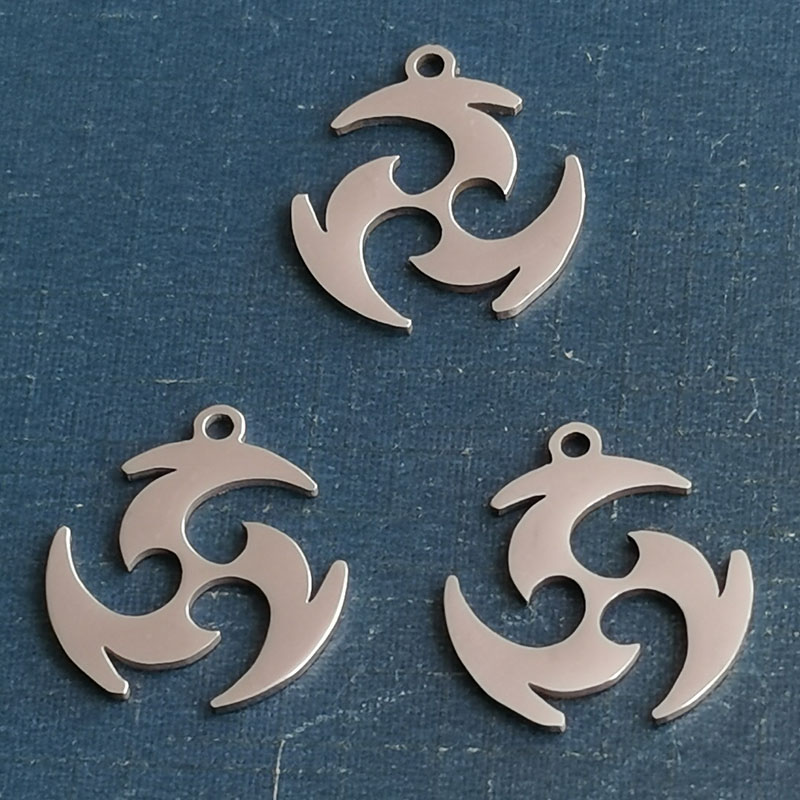 Original God's Eye Titanium steel accessories pendant necklace Thunder element Force for men and women lovers game peripheral necklace accessories