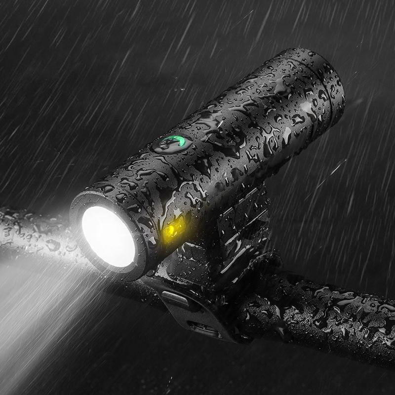 230219-1 Car headlight strap T6 bicycle headlight bright USB charging aluminum alloy headlight bicycle flashlight riding equipment
