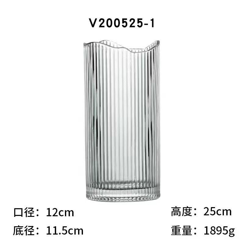 2023 New style Yuxing thickened transparent glass vase, European-style hydroponic flower home, office and hotel decoration, living room glass vase factory direct sales and wholesale Application Scenario