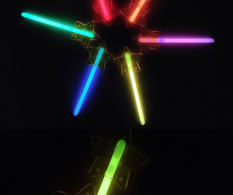 荧光玩具女孩星星DIY生日节庆派对助兴荧光棒儿童玩具夜光棒详情6