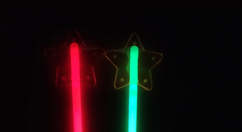 荧光玩具女孩星星DIY生日节庆派对助兴荧光棒儿童玩具夜光棒详情9