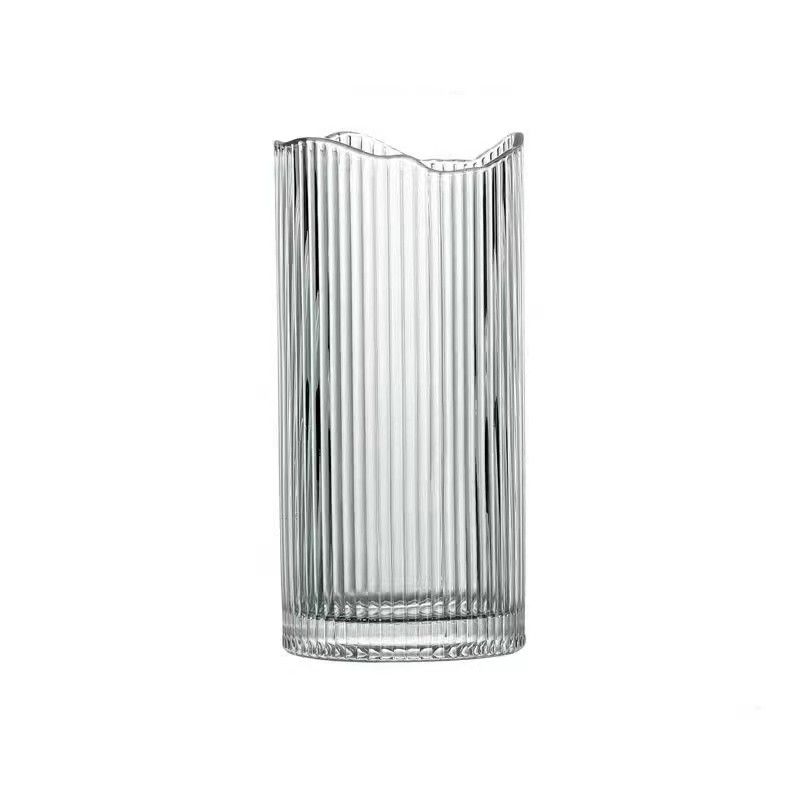 2023 New style Yuxing thickened transparent glass vase, European-style hydroponic flower home, office and hotel decoration, living room glass vase factory direct sales and wholesale Item Picture