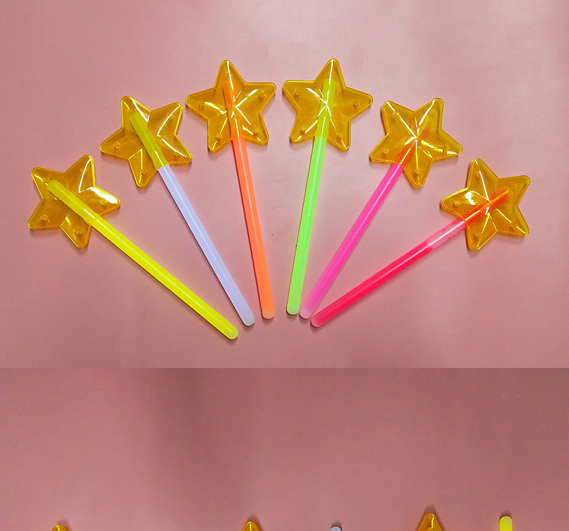 荧光玩具女孩星星DIY生日节庆派对助兴荧光棒儿童玩具夜光棒详情15