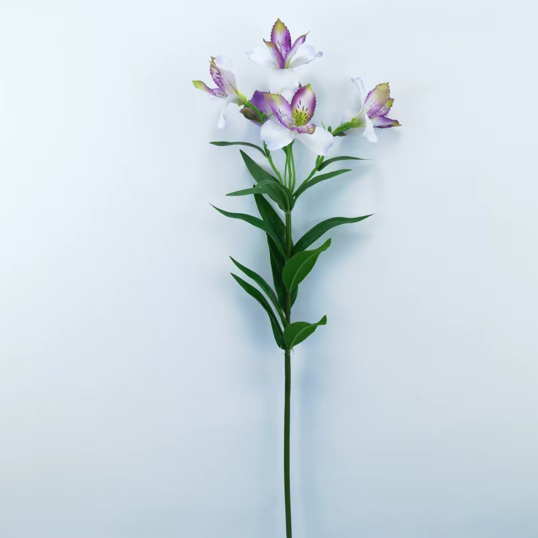 Fábrica daisy flor simulación de casa narciso lirio flor falsa tamarin arreglo de sala de estar decoración de boda arte floral pic 10