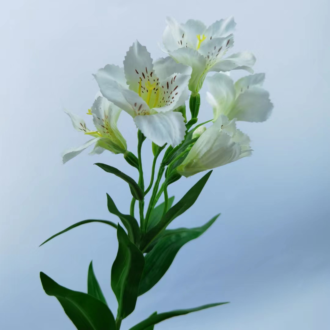 Fábrica daisy flor simulación de casa narciso lirio flor falsa tamarin arreglo de sala de estar decoración de boda arte floral pic 7