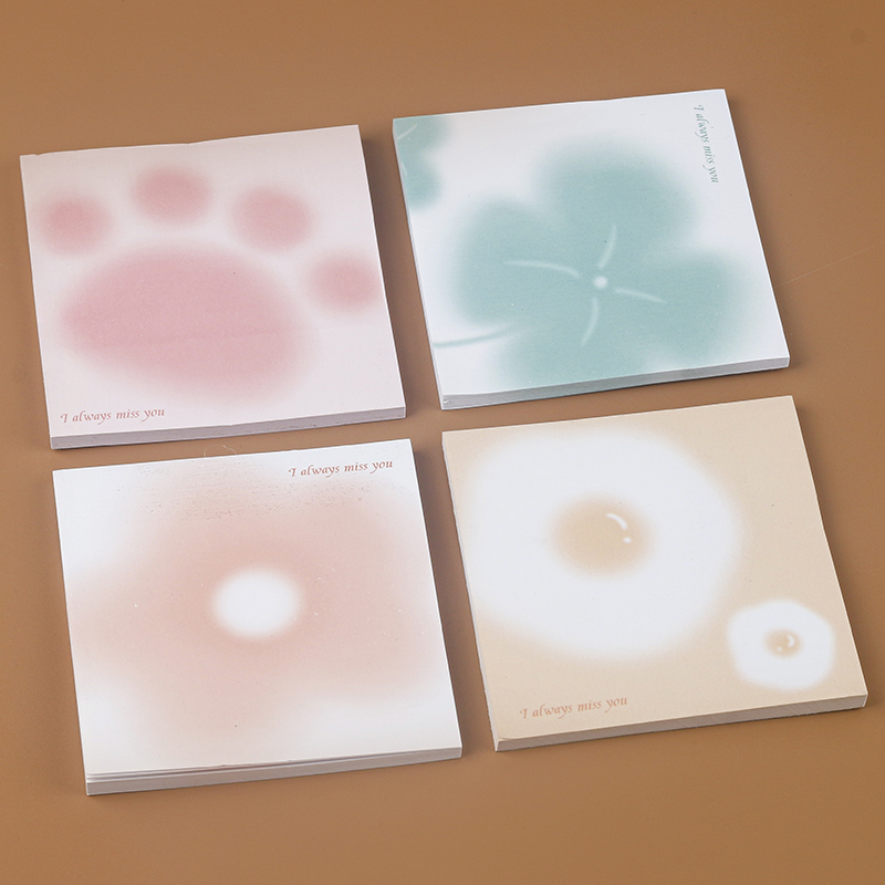 Cute note book small delicate learning label can be torn adhesive strong thickened paper small stickers message details Picture