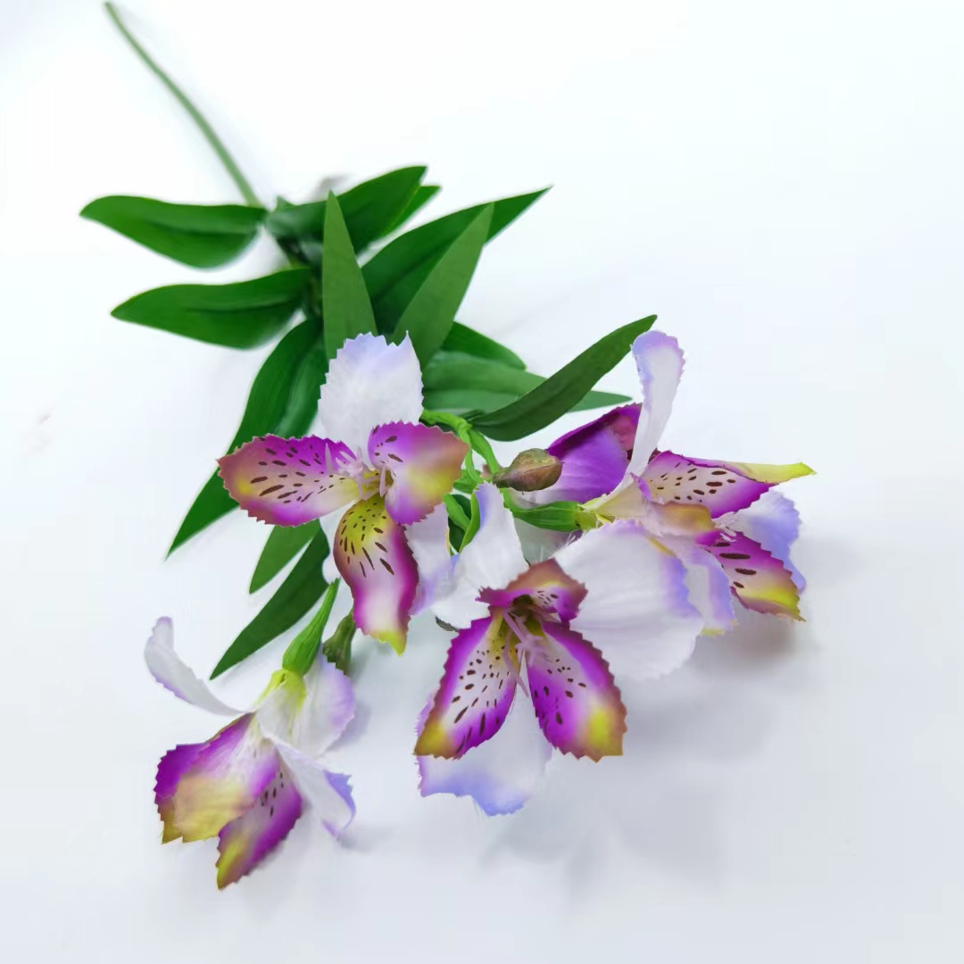 Fábrica daisy flor simulación de casa narciso lirio flor falsa tamarin arreglo de sala de estar decoración de boda arte floral pic 12