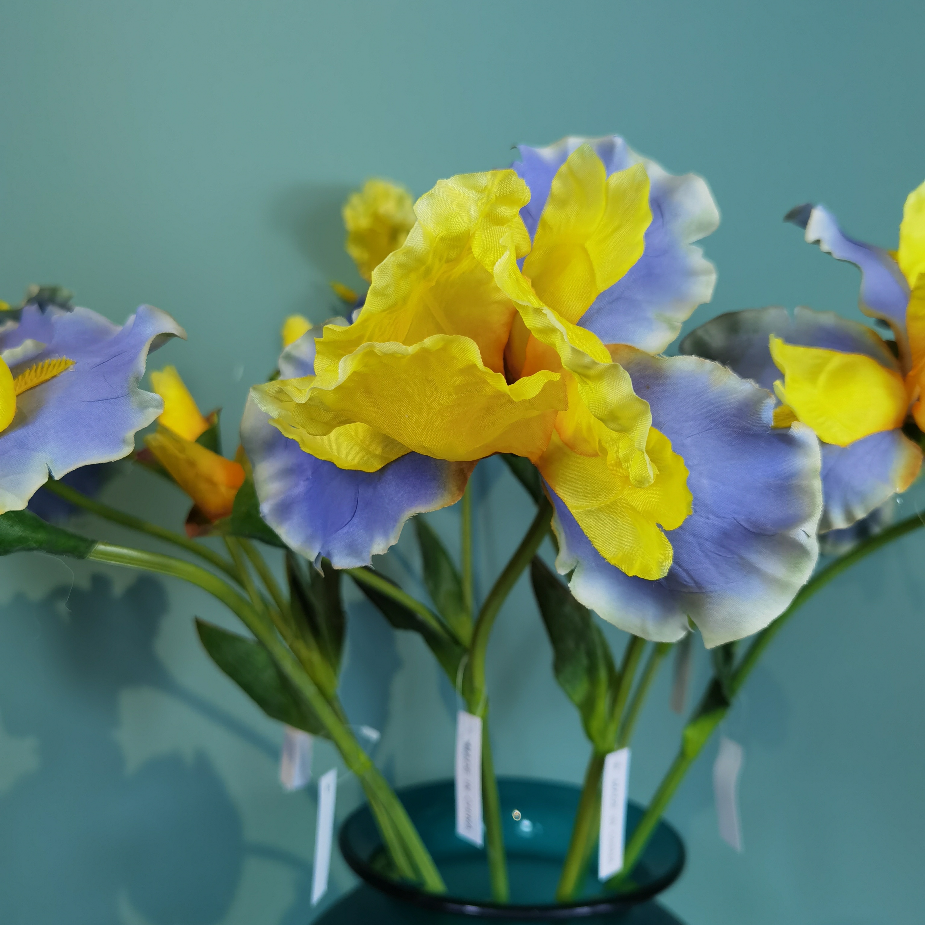 Venta directa de fábrica iris flores de simulación flores de seda alice casa sala de estar encimeras montaje suave decoración de boda pic 14