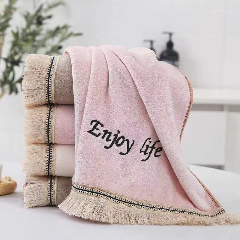 Topo Textile factory direct microfiber towel set gift towel business gift towel absorbent towel Specification drawing