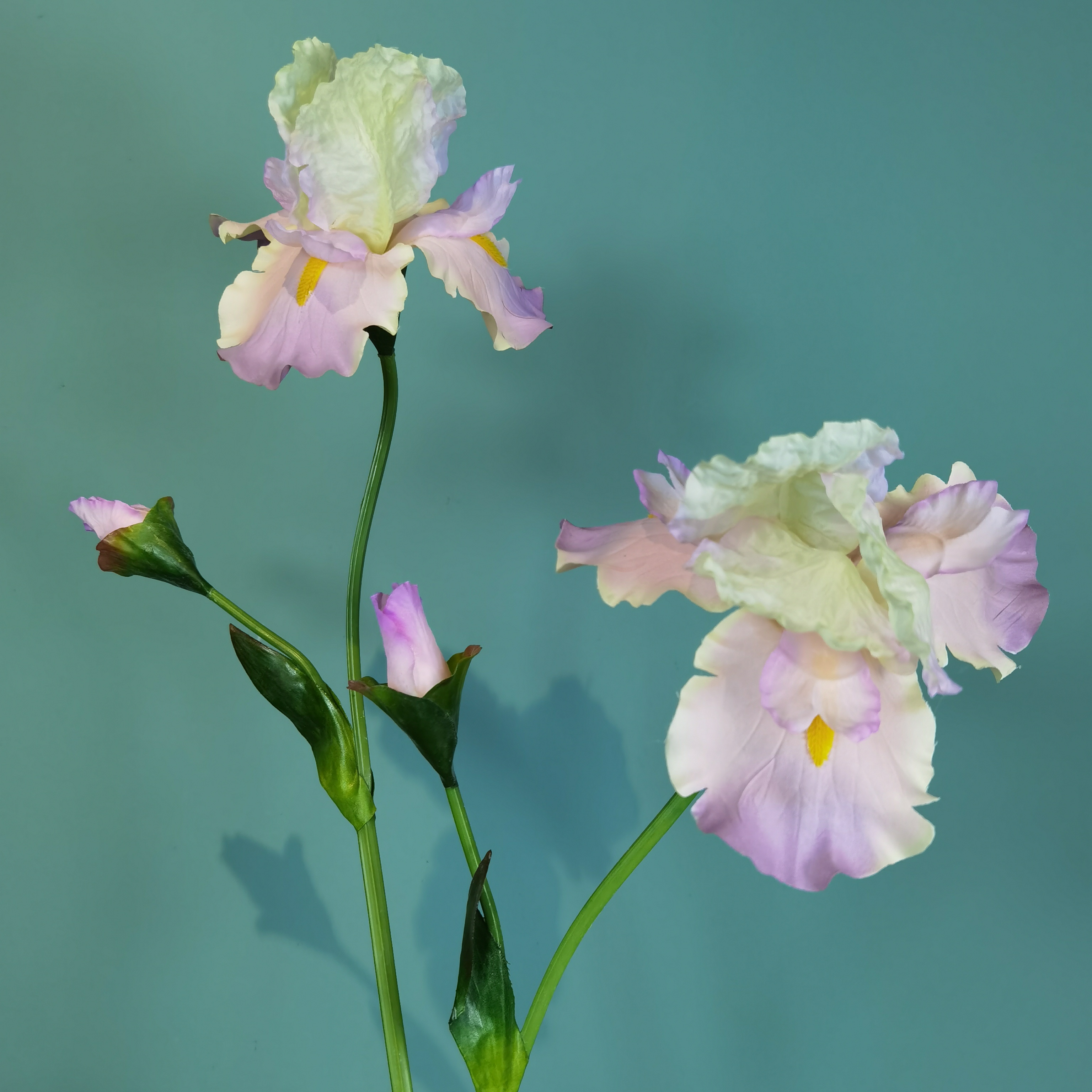 Venta directa de fábrica iris flores de simulación flores de seda alice casa sala de estar encimeras montaje suave decoración de boda pic 12