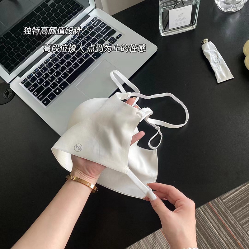 梦幻红粉无痕美背内衣大U型薄款大胸显小少女文胸露背甜美爆款详情10