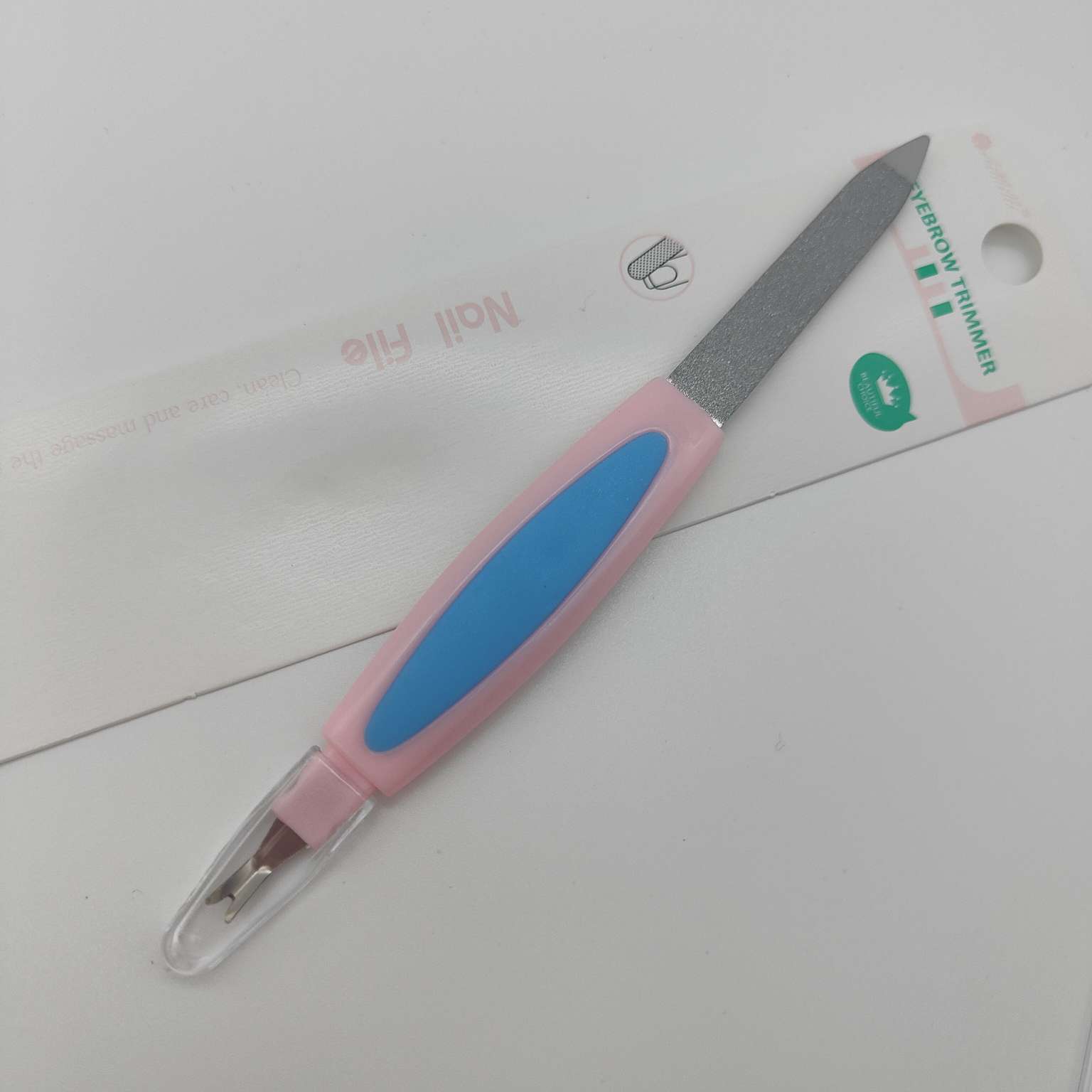 AMN-CC010# Dual-Use two-color nail file Nail Tools Essential 26414 Sendre Makeup tools