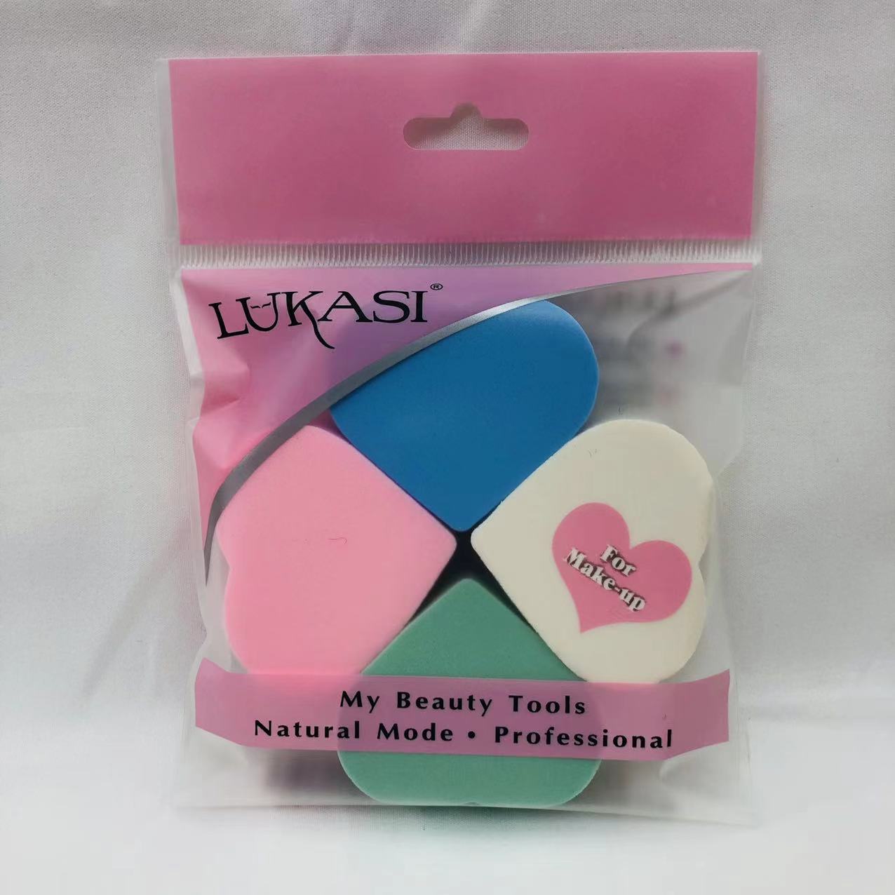 Heart Latex Powder Puff Blend Makeup Puff Item Picture