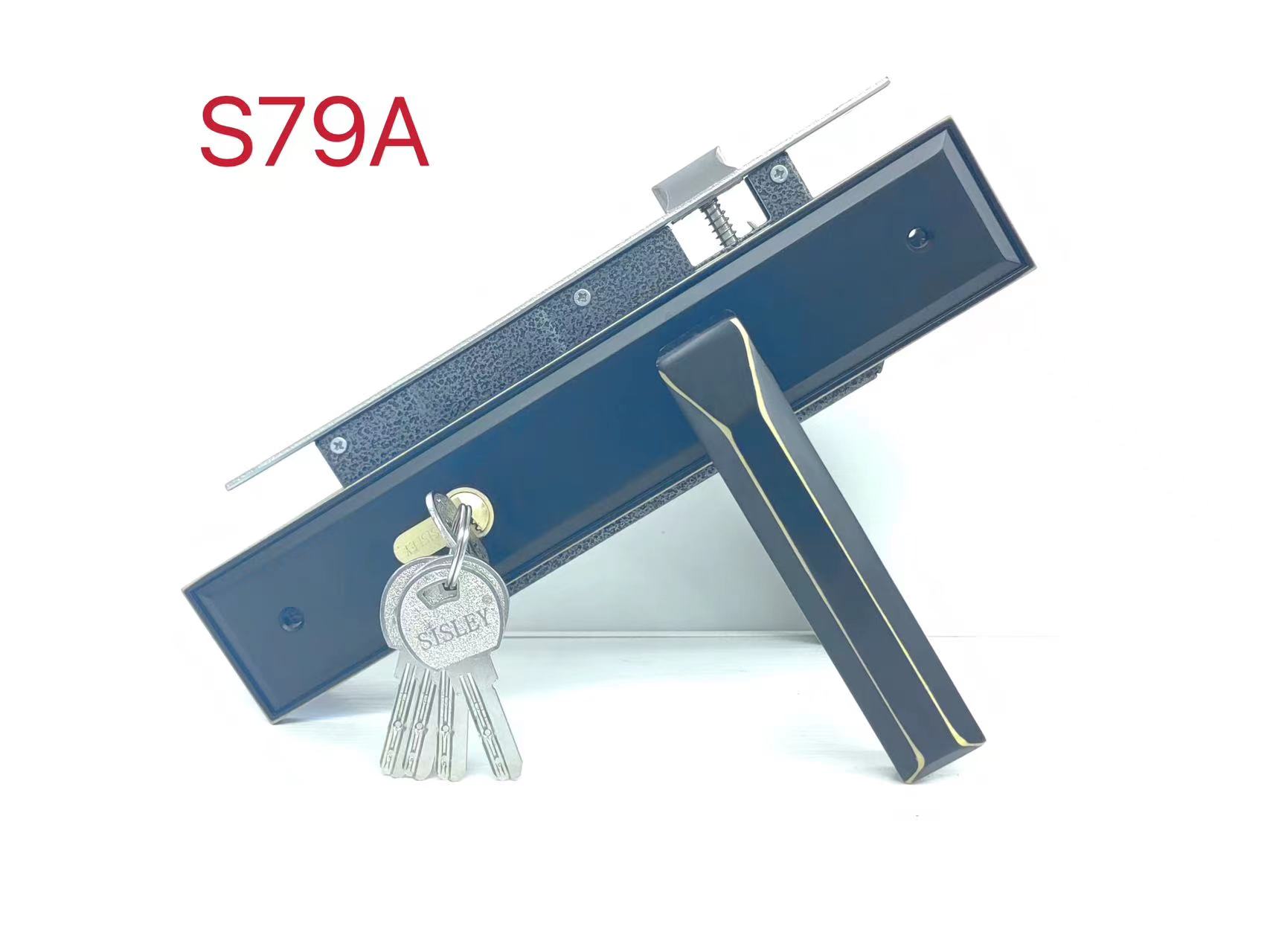 Boutique Entry Door Bedroom Door Wooden Door Handle Lock Solid Wood Door Lock Manufacturers Direct Sales