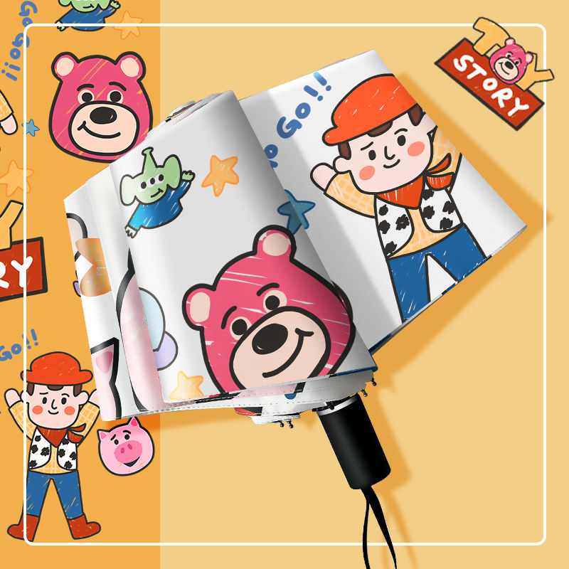 雨伞/雨伞饰品/天堂伞/色丁雨伞/长柄伞色丁细节图