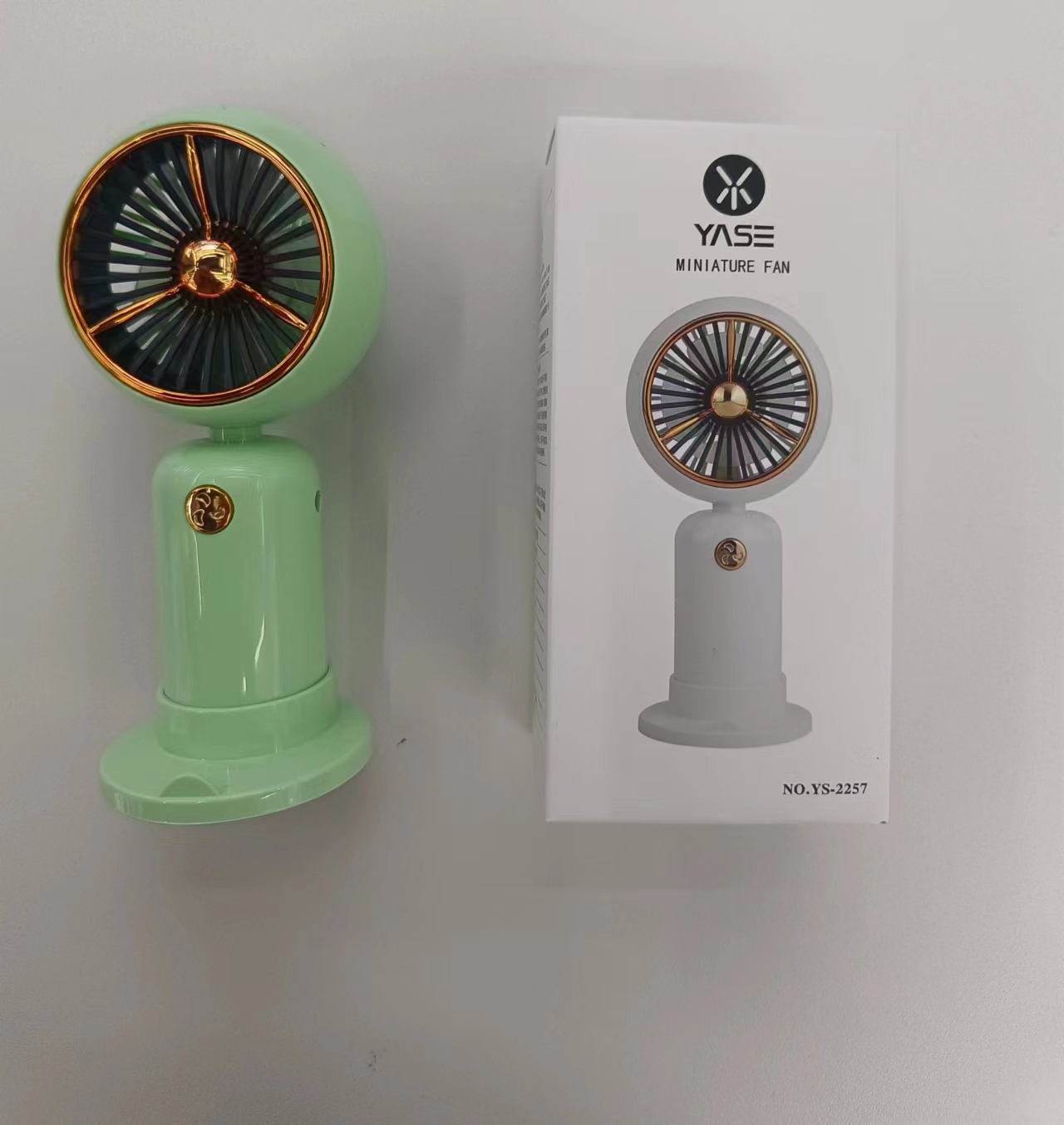 Ys2257 Gold Plated Charging Fan Specification drawing