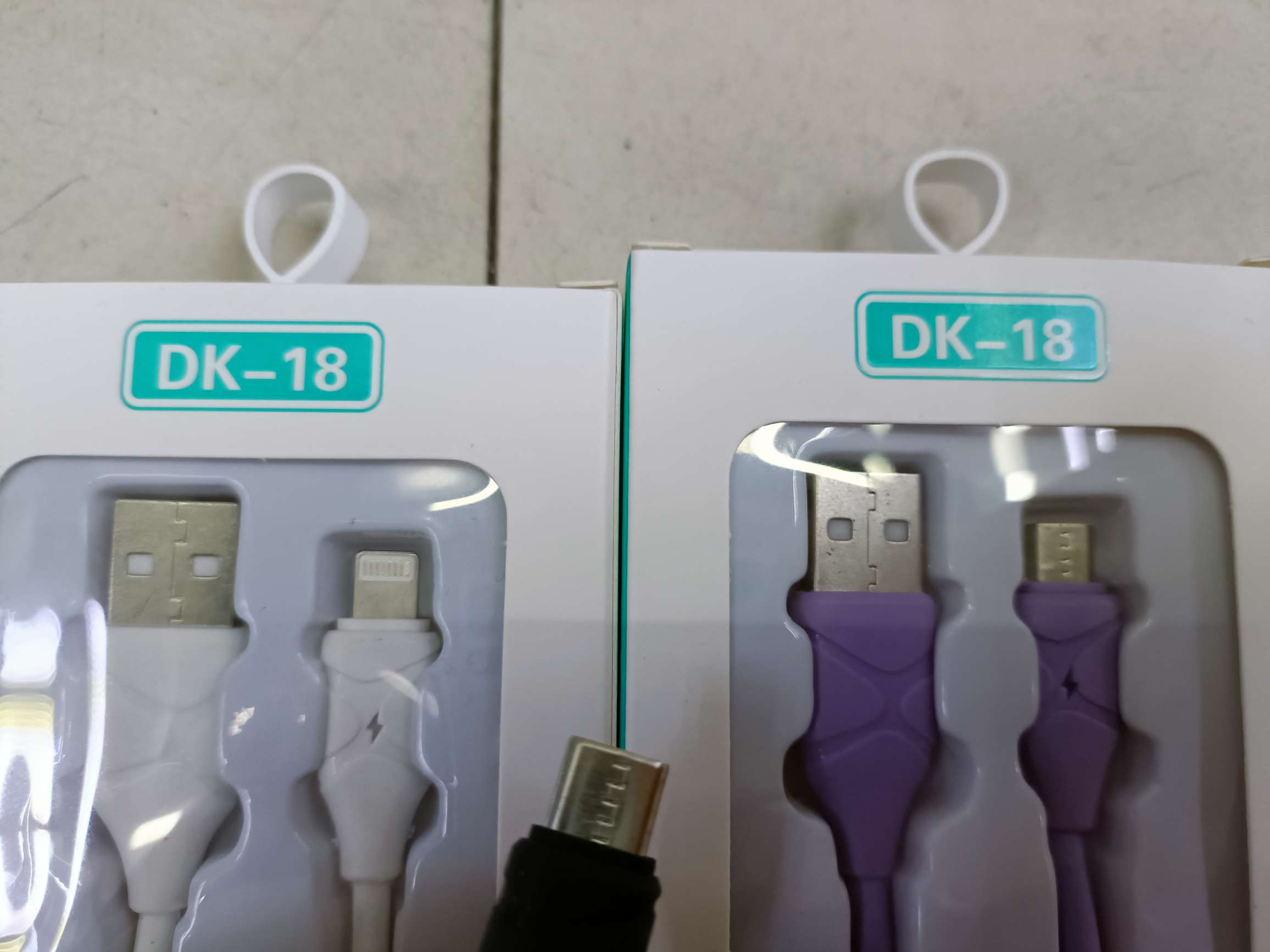 Macaron fast charge data cable Mobile phone data cable TPE line one meter line Item Picture