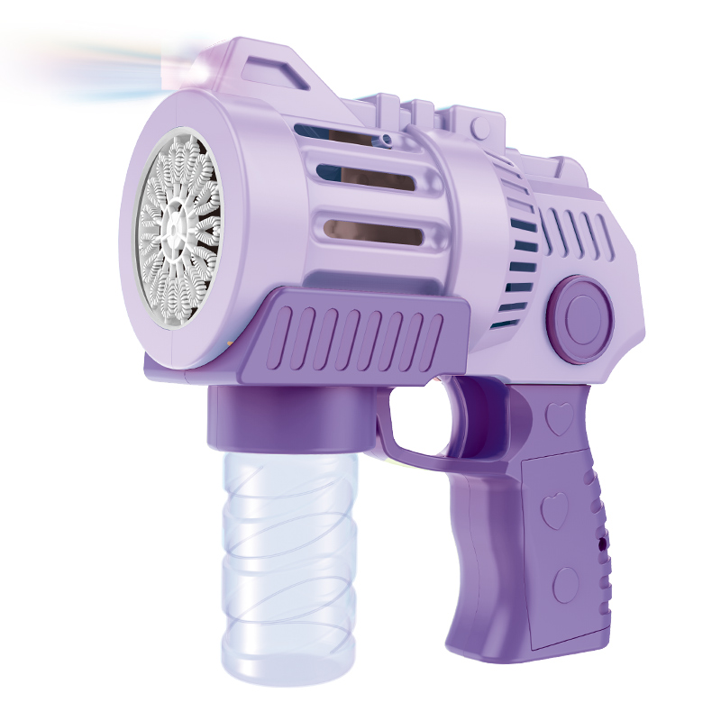 New 15-hole popular handheld space bubble gun, fully automatic leak-proof rocket, children's outdoor water play toy Specification image