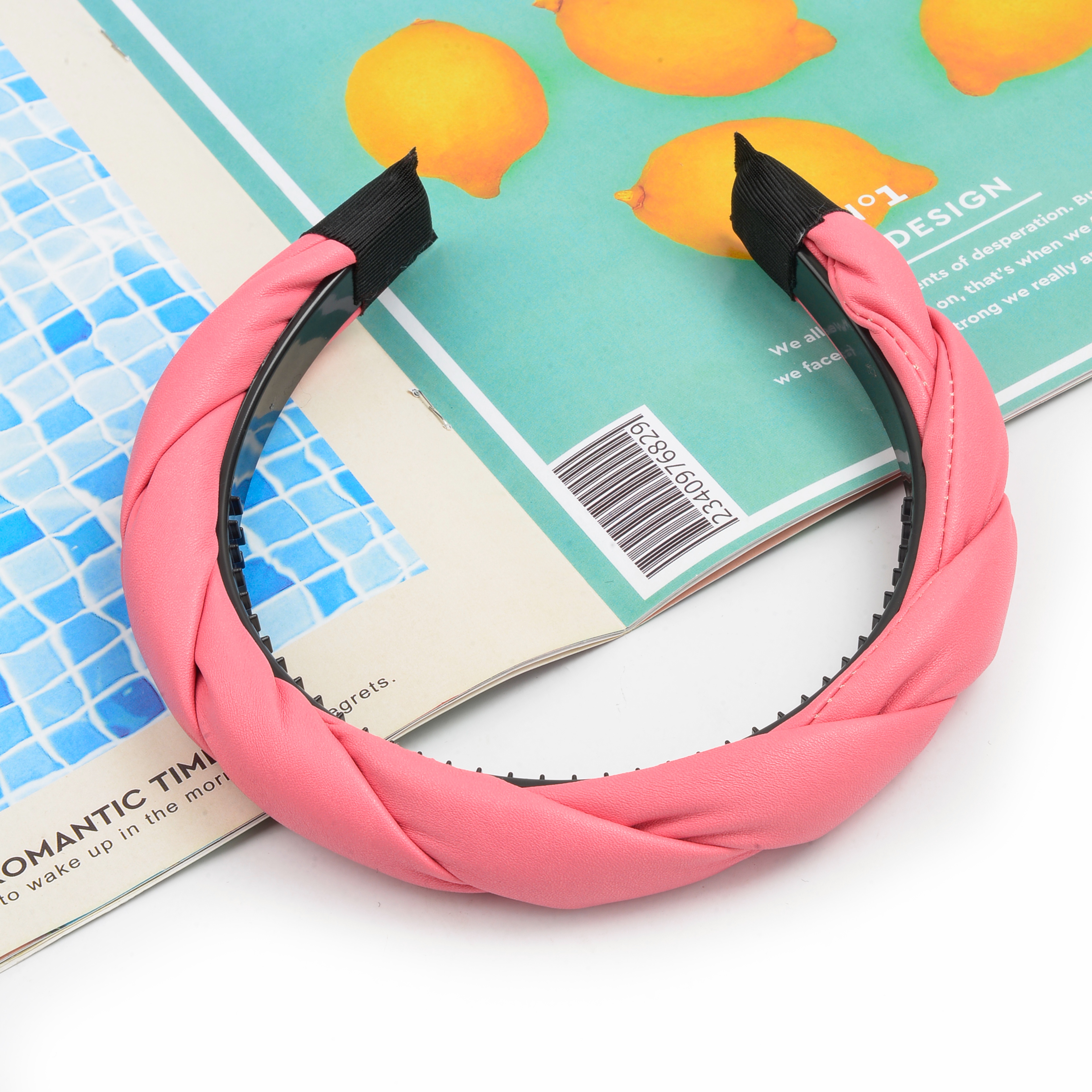 Sponge wide edge high top facial hair band, Korean Internet celebrity retro chanted hair band, outdoor hair pressing headwear, hair clip 1 pic 6