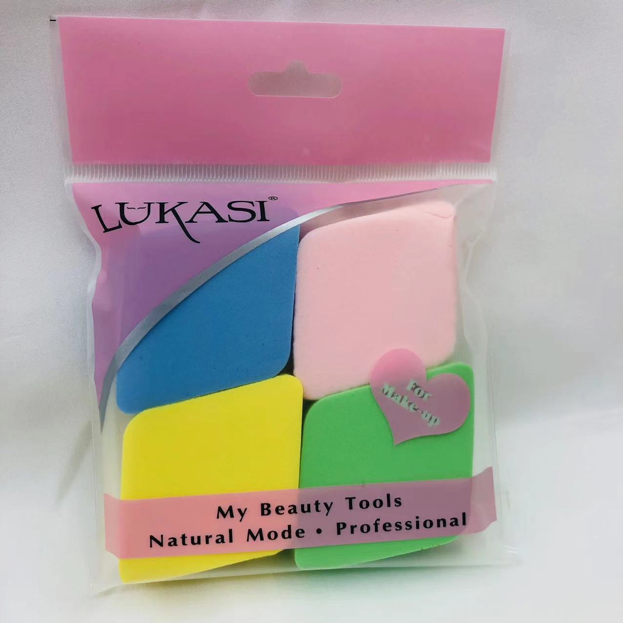 Diamond Shape Powder Puff Beauty Powder Puff Specification drawing