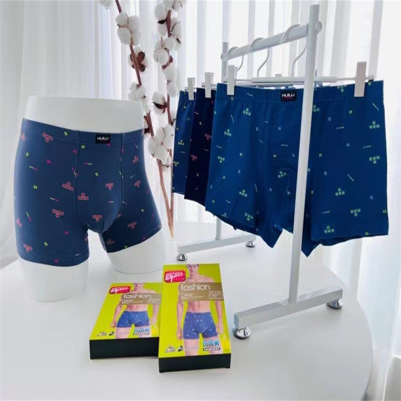 Explosive Underwear Men's Fashion Soft Antibacterial Breathable Boxers Men's Shorts Boxers 55