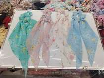 Yiwu International Trade City District 3420 Haohao jewelry 2023 Korean summer floral large ribbon hair lead rope