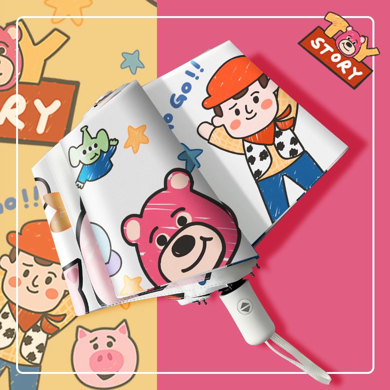 雨伞/雨伞饰品/天堂伞/色丁雨伞/长柄伞色丁白底实物图