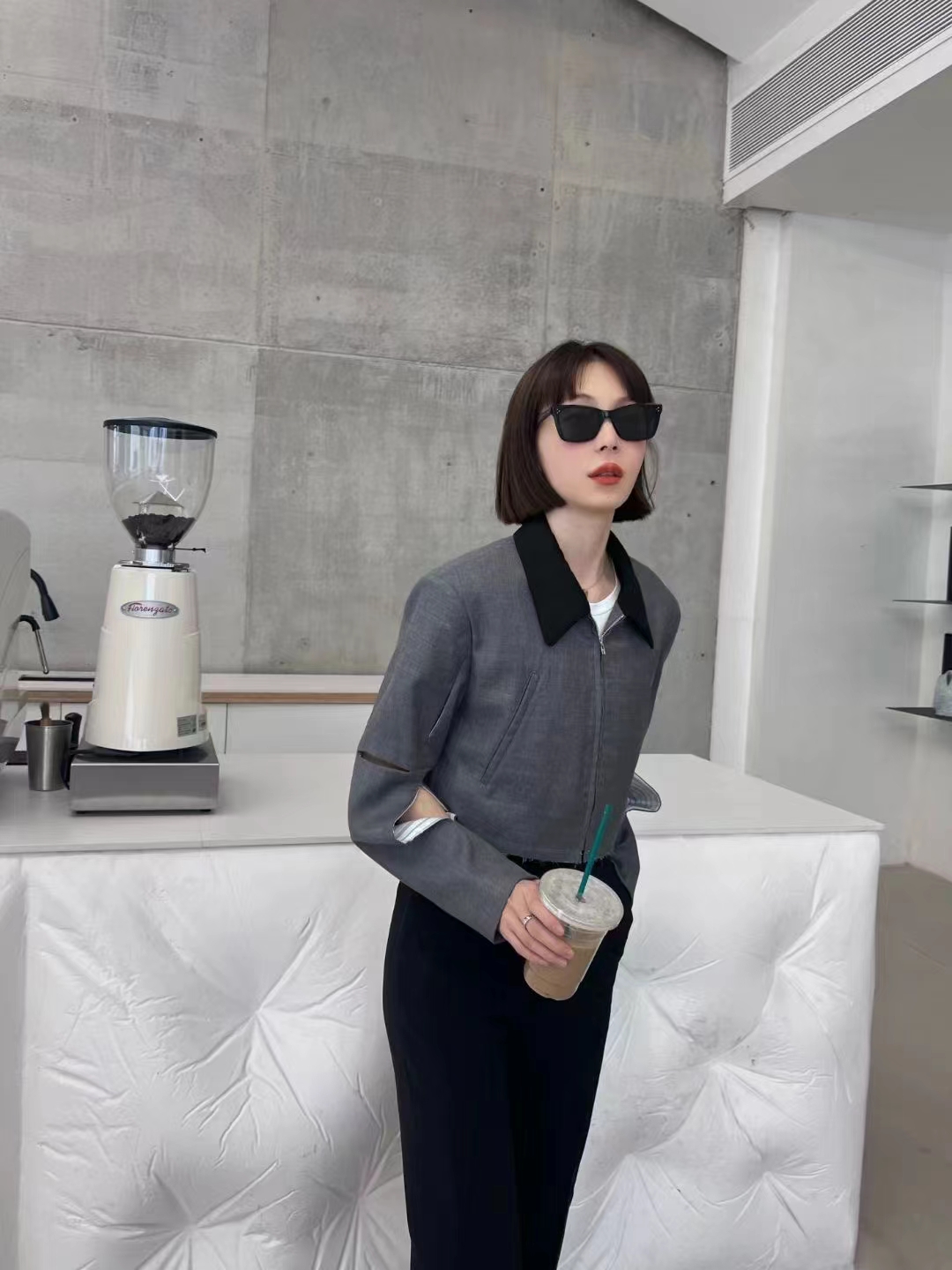 Spring And Autumn Sportswear New Fashionable Middle-Aged Women's Spring Fashion Hoodie Middle-Aged And Elderly Foreign Leisure Suit 1 Specification drawing