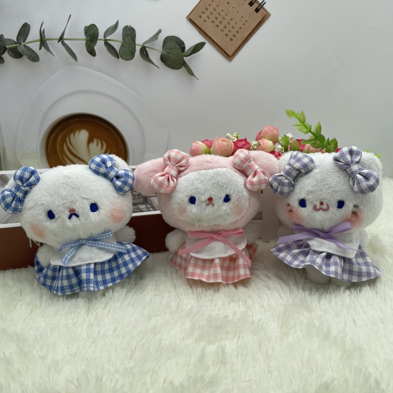 Sweetheart Kitty plush doll keychain little Kitty doll pendant wedding shower doll boutique supply