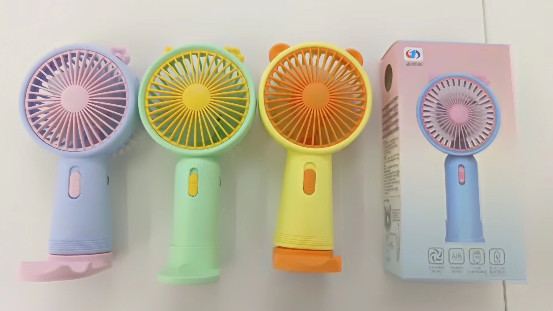 The Sq330 Charging Fan Comes In 4 Colors Item Picture