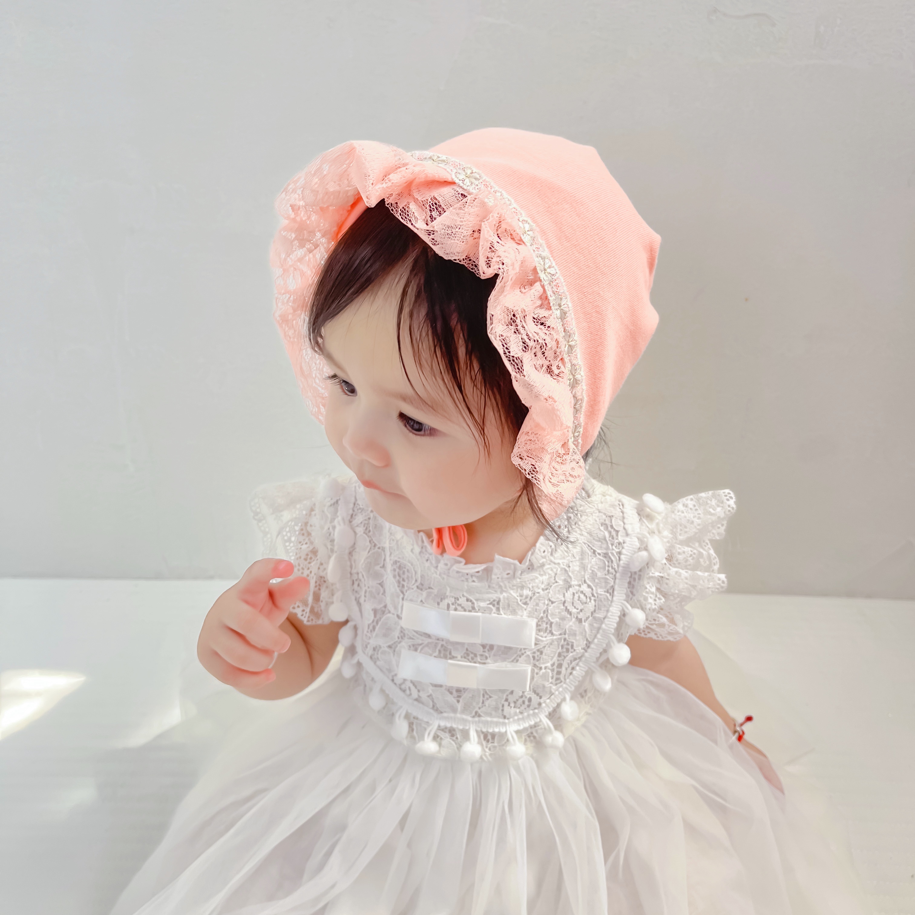 New Sun Hat Baby Sun Hat Boys And Girls Children's Cool Hat Baby Children's Basin Hat/Children's Hat Specification drawing