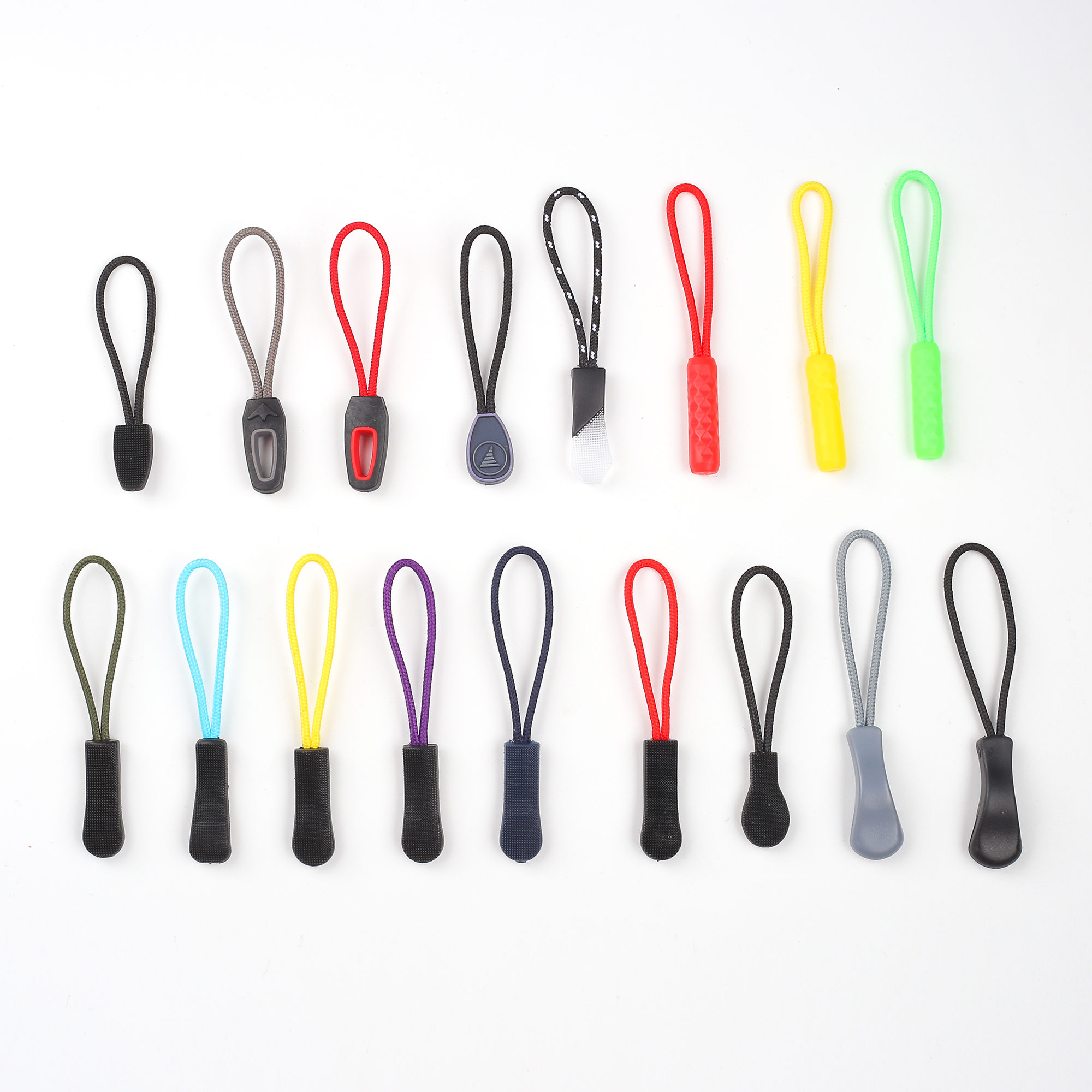 5号拉连头/拉链毛毛虫/拉链头/韩国蜡线绳/拉链产品图