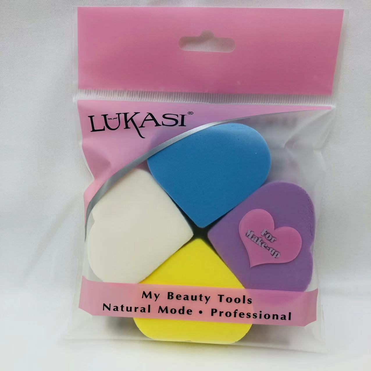 Heart Latex Powder Puff Blend Makeup Puff Specification drawing