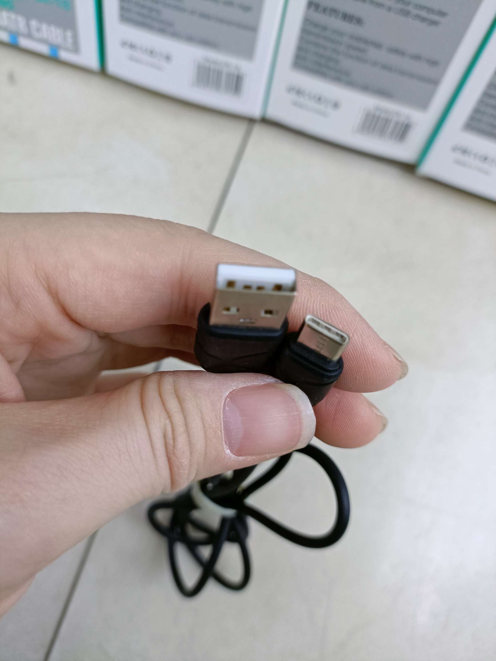Macaron fast charge data cable Mobile phone data cable TPE line one meter line Application Scenario