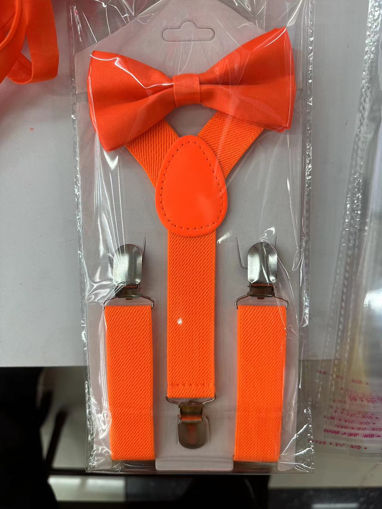 Children's And Boys' Suspenders Bow Tie Buckle Suspenders Clip 2.5Cm Elastic