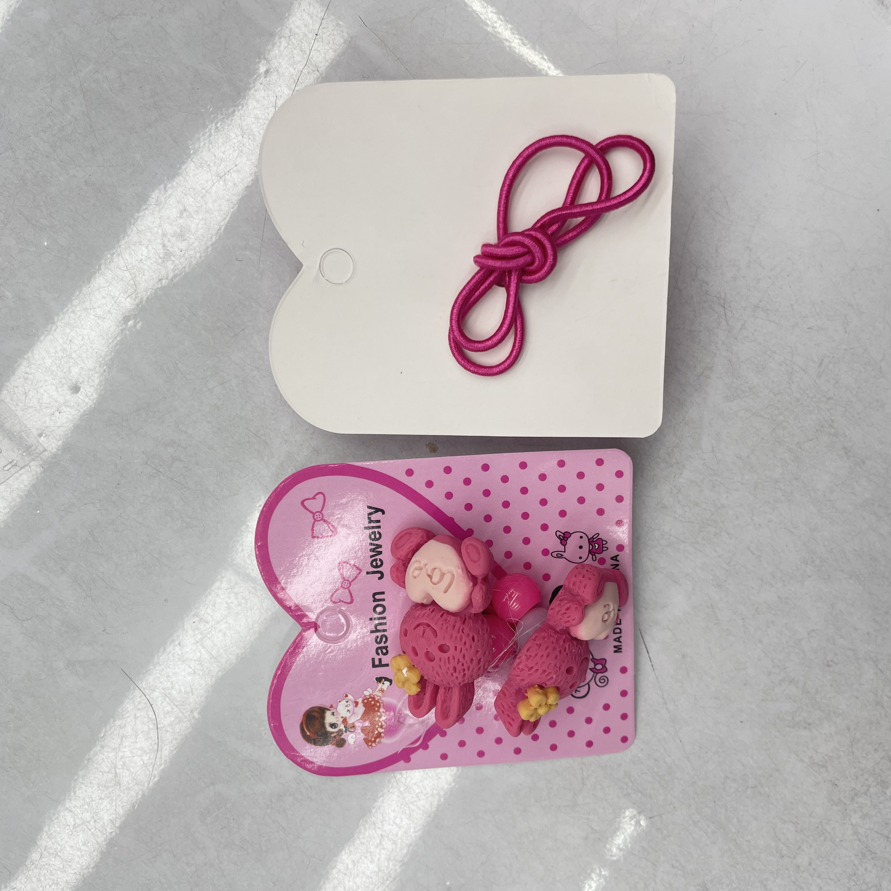 树脂发束/单头皮筋头饰细节图