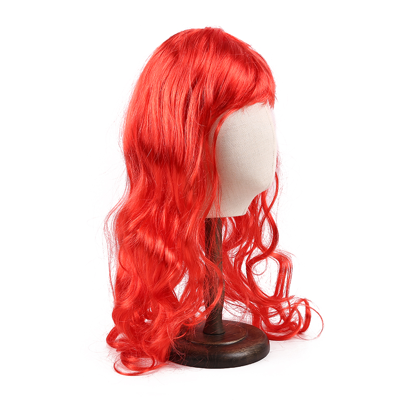 Qianfang Wig hat Factory in Yiwu produces long curly wigs in various colors, custom-made wavy wigs and hair covers 6756 pic 1