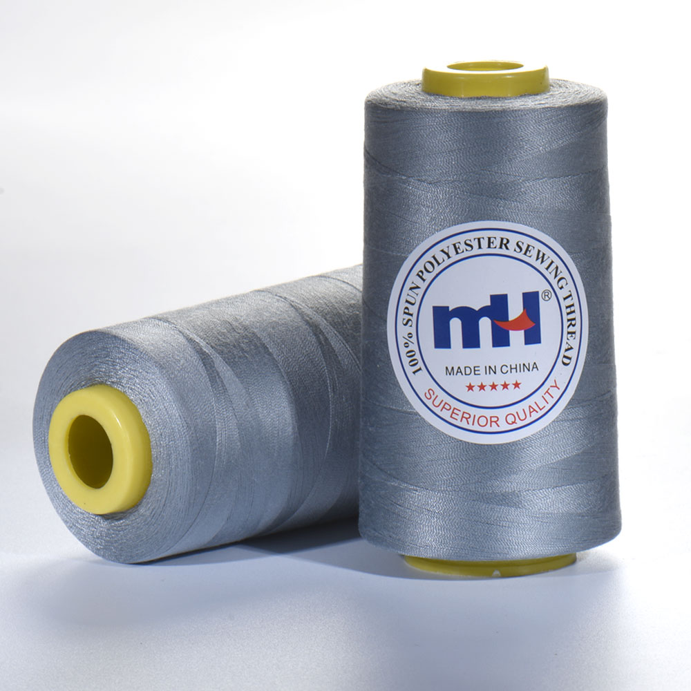 灰色涤包涤缝纫线 包芯缝纫线 28S/2 3000码/个