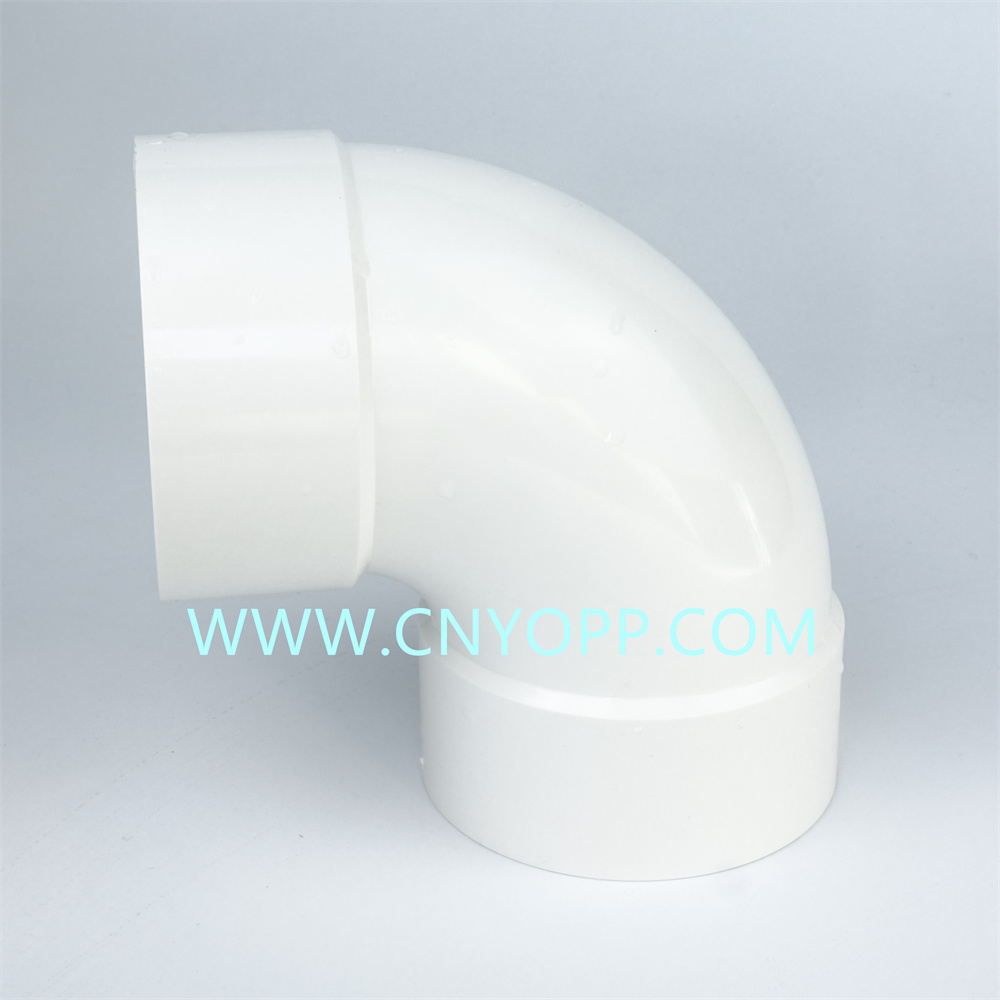 DWV PVC American Standard Drainage 90° elbow Long elbow thumbnail